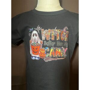 Witch Better Have My Candy Kids toddler Halloween T-Shirt Black 3T